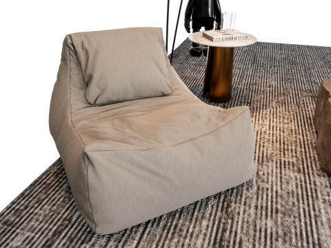 Sofa Coffee table sofa combination 000 3D मॉडल