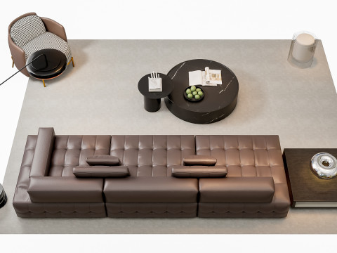 Sofa Coffee table sofa combination 00 3D Модель