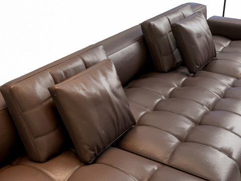 Sofa Coffee table sofa combination 00 3D Модель