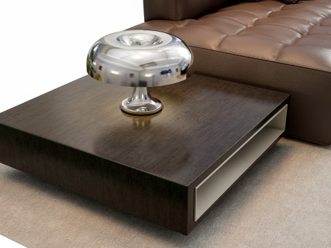Sofa Coffee table sofa combination 00 3D Модель