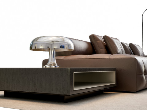 Sofa Coffee table sofa combination 00 3D Модель