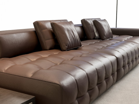 Sofa Coffee table sofa combination 00 3D Модель