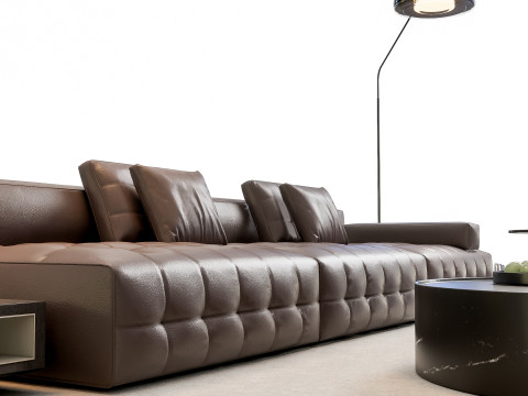 Sofa Coffee table sofa combination 00 3D Модель