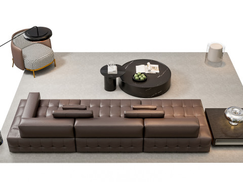 Sofa Coffee table sofa combination 00 3D Модель
