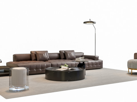 Sofa Coffee table sofa combination 00 3D Модель