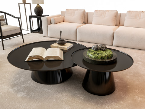 Sofa Coffee table sofa combination 1 3D मॉडल