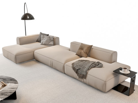 Sofa Coffee table sofa combination 03 3Dモデル