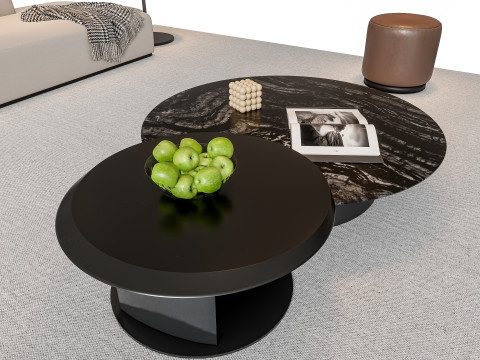 Sofa Coffee table sofa combination 4 3D मॉडल