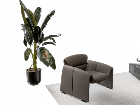 Sofa Coffee table sofa combination 4 3D मॉडल
