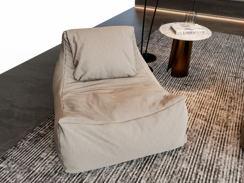 Sofa Coffee table sofa back panel TV wall Living room set 0 Modèle 3D