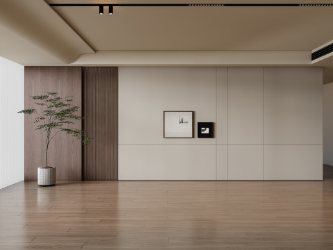 Sofa Coffee table Wall panel Living Combination 6 3Dモデル