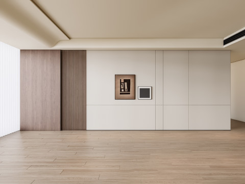 Sofa Coffee table Wall panel Living Combination 8 3Dモデル