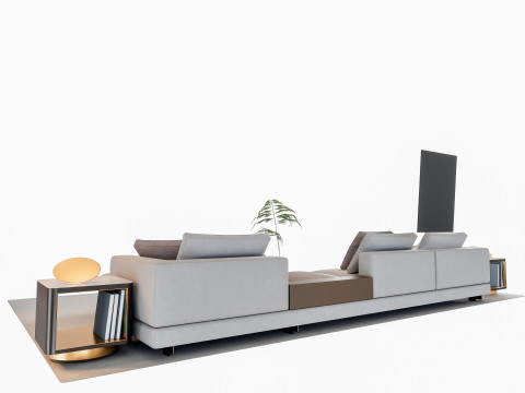 Sofa Coffee table sofa combination 16 3Dモデル