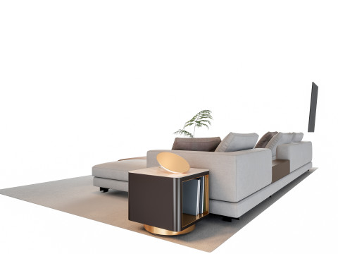Sofa Coffee table sofa combination 16 3Dモデル