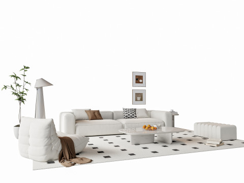Sofa Coffee table sofa combination 17 Modelo 3D