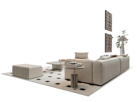 Sofa Coffee table sofa combination 17 Modelo 3D