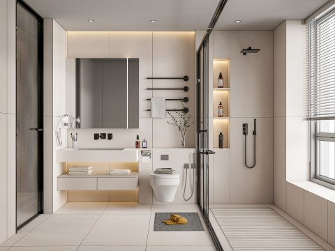 Bathroom full scene 26 3D Model