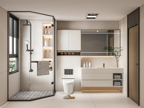 Bathroom full scene 35 3D Model