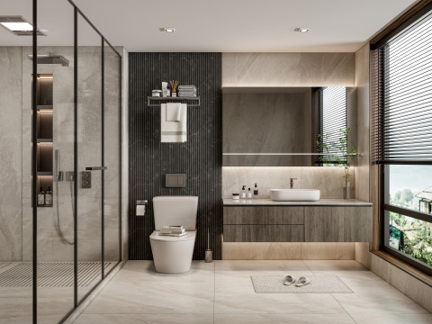 Bathroom full scene 39 3D Model