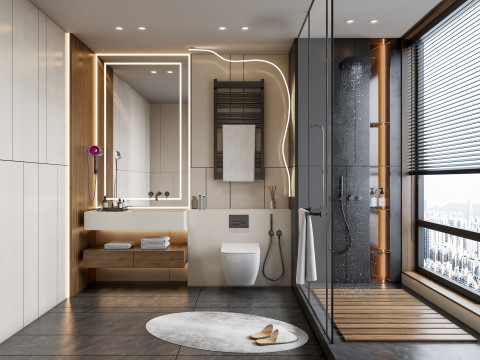 Bathroom full scene 54 Modelo 3D