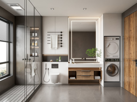 バスルーム フル シーン 69 3Dモデル