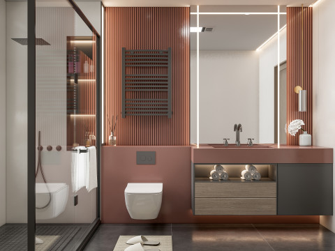 Kamar mandi penuh adegan 73 Model 3D