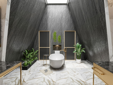 Kamar mandi penuh adegan 75 Model 3D