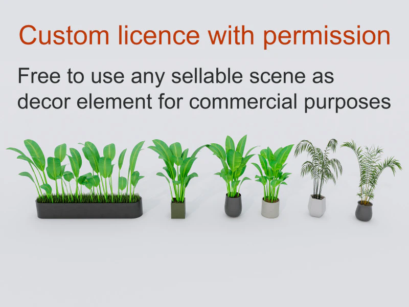 Kolekcja roślin doniczkowych 2 Model 3D .c4d .max .obj .3ds .fbx .stl .blend 