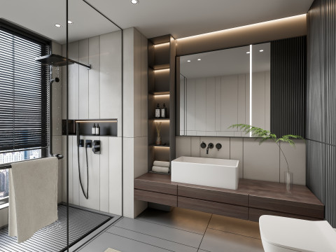 浴室全场景77 3D 模型