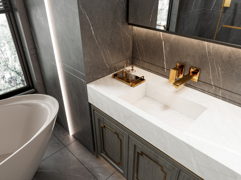 Badezimmer, komplette Szene 92 3D Modell