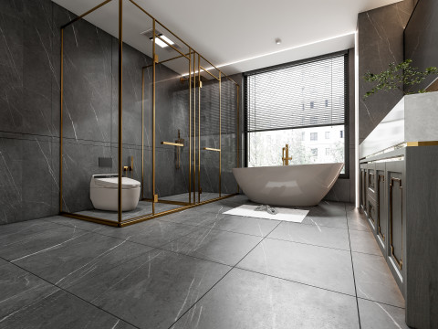 Badezimmer, komplette Szene 92 3D Modell