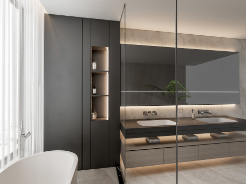 バスルーム フル シーン 94 3Dモデル