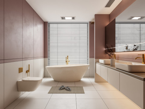 Kamar mandi penuh adegan 96 Model 3D