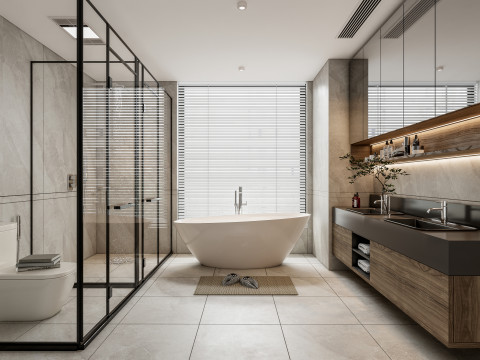 Kamar mandi penuh adegan 97 Model 3D