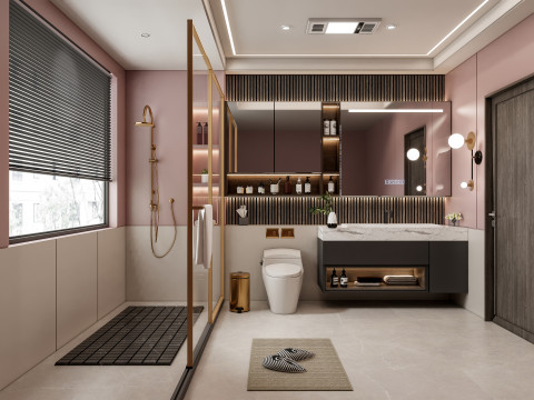 Kamar mandi penuh adegan 98 Model 3D