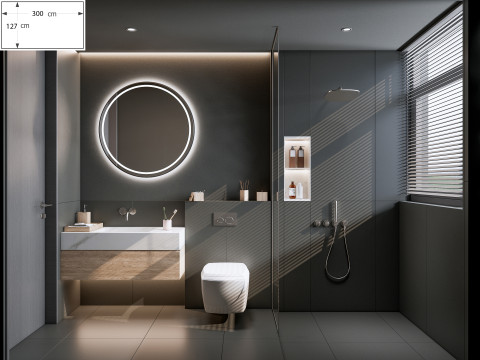 Bagno scena intera 111 Modello 3D