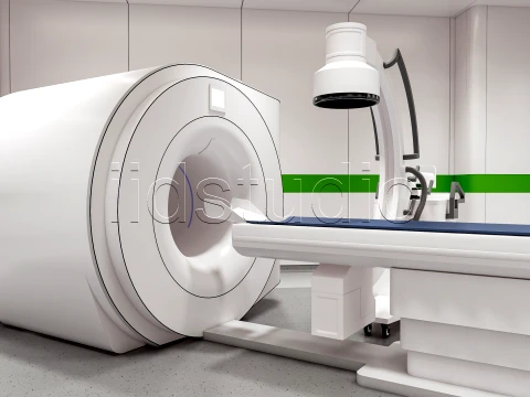 Hospital CT SCAN 1 3D Model