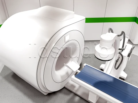 Hospital CT SCAN 1 3D Model