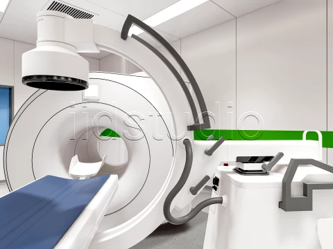 Hospital CT SCAN 1 3D Model
