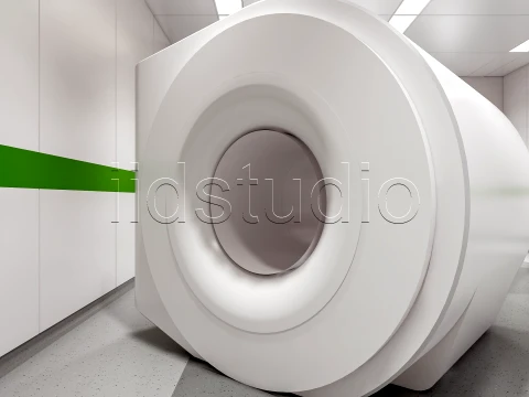 Hospital CT SCAN 1 3D Model