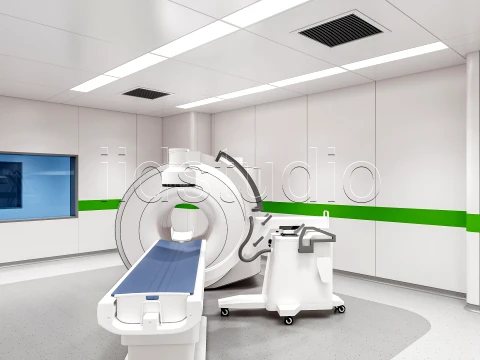 Hospital CT SCAN 1 3D Model