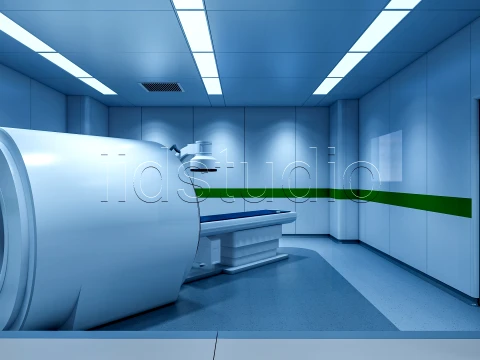 Hospital CT SCAN 1 3D Model