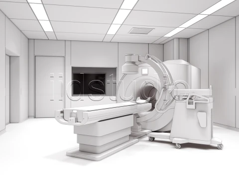 Hospital CT SCAN 1 3D Model