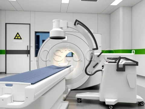 Hospital CT SCAN 1 3D Model