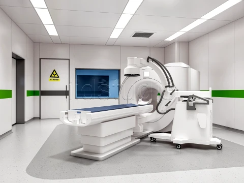 Лікарня КТ 4 3D Модель
