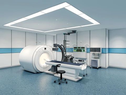 Hospital CT SCAN 4 3D Model