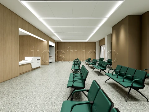 Hospital corridor 0 3D Model