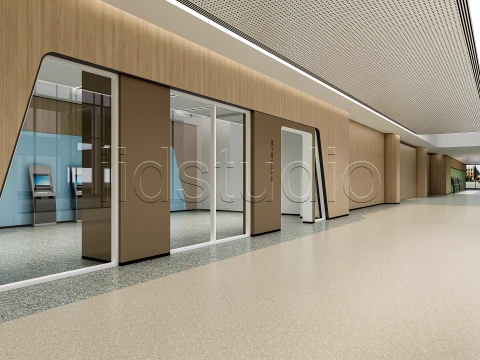 Hospital corridor 0 3D Model