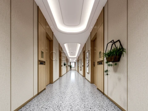 Hospital corridor 1 3D Model