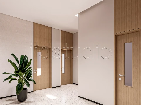 Hospital corridor 2 3D Model